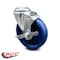 Service Caster 5 Inch Solid Polyurethane Wheel Swivel Bolt Hole Caster with Brake SCC SCC-BH20S514-SPUS-TLB - alternate 1